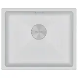 Кухонная мойка Paulmark Lumi 55 UNI (555*460) Белый матовый 431/WH