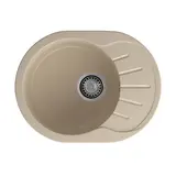 Кухонная мойка Granfest Rondo 580L (579*445) Кашемир
