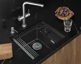 Кухонная мойка Granula KS-5505RU (550*450) Шварц