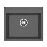 Кухонная мойка Granfest Vertex 580 (580*500) Графит