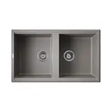 Кухонная мойка Omoikiri Tedori 86-2-GR (4993572) Leningrad Grey