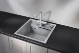 Кухонная мойка Granula KS-5002 (500*510) Алюминиум