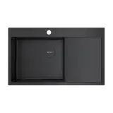 Кухонная мойка Omoikiri Akisame 86-GB-L Side (4997043) графит