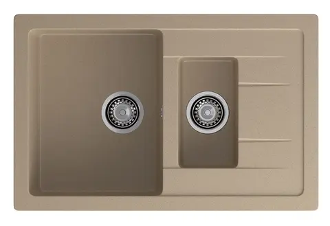 Кухонная мойка Granfest Quadro 775KL (765*495) Песочный