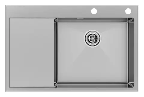 Кухонная мойка Paulmark Kroner-Edge 78F R (780*510) Брашированная сталь BS