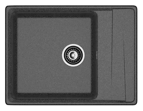 Кухонная мойка Granfest Level 660L (660*500) Графит