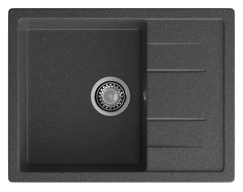 Кухонная мойка Granfest Quadro 650L (650*500) Графит